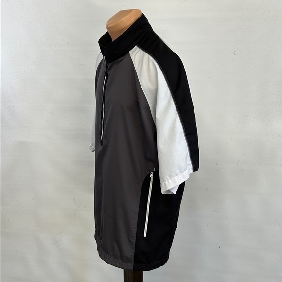 FootJoy 1/4 Zip Pullover short sleeve windbreaker. L - Picture 6 of 8